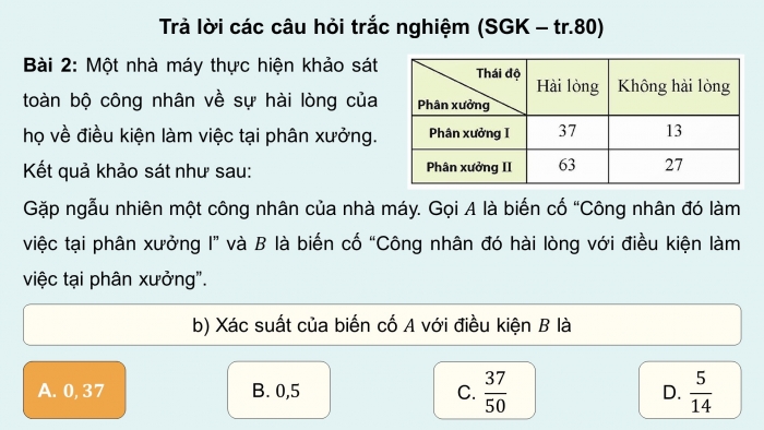 Giáo án điện tử Toán 12 chân trời Bài tập cuối chương VI