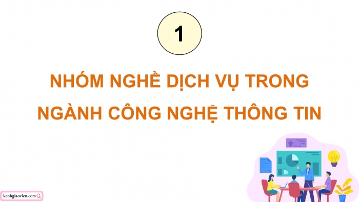 Giáo án điện tử Tin học ứng dụng 12 cánh diều Bài 1: Giới thiệu nhóm nghề Dịch vụ và Quản trị trong ngành Công nghệ thông tin