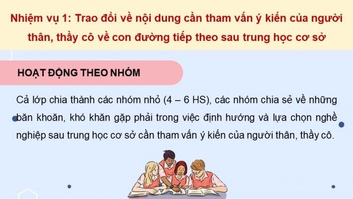 Giáo án điện tử Hoạt động trải nghiệm 9 chân trời bản 2 Chủ đề 8 Tuần 32