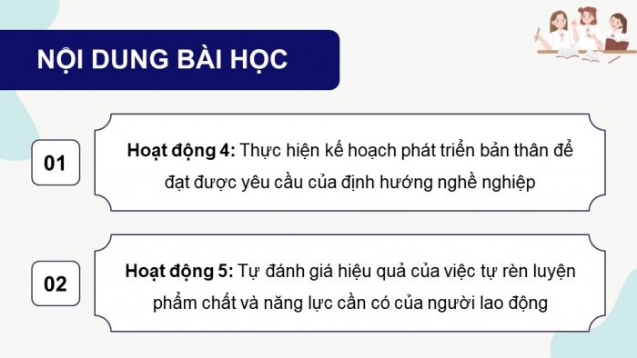 Giáo án điện tử Hoạt động trải nghiệm 9 chân trời bản 2 Chủ đề 8 Tuần 34