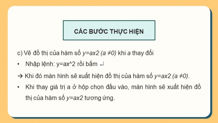 Giáo án điện tử Toán 9 cánh diều Bài Thực hành phần mềm GeoGebra