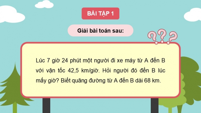 Giáo án PPT dạy thêm Toán 5 Kết nối bài 73: Ôn tập toán chuyển động đều