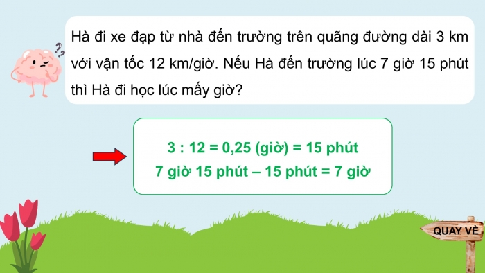 Giáo án PPT dạy thêm Toán 5 Chân trời bài 85: Thời gian