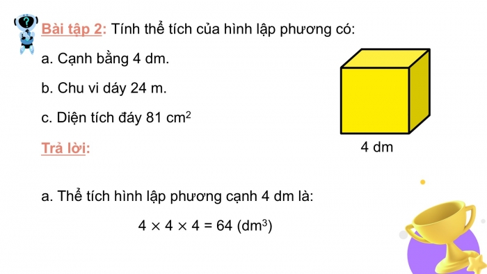 Giáo án PPT dạy thêm Toán 5 Cánh diều bài 66: Luyện tập