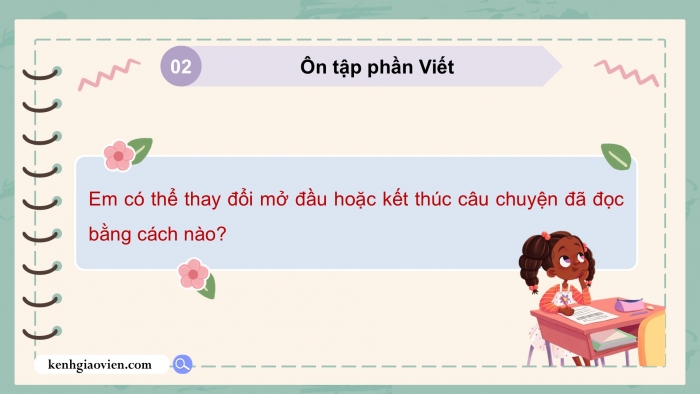 Giáo án PPT dạy thêm Tiếng Việt 5 cánh diều Bài 14: Thăm nhà Bác, Kể chuyện sáng tạo (Thay đổi cách mở đầu và kết thúc câu chuyện)