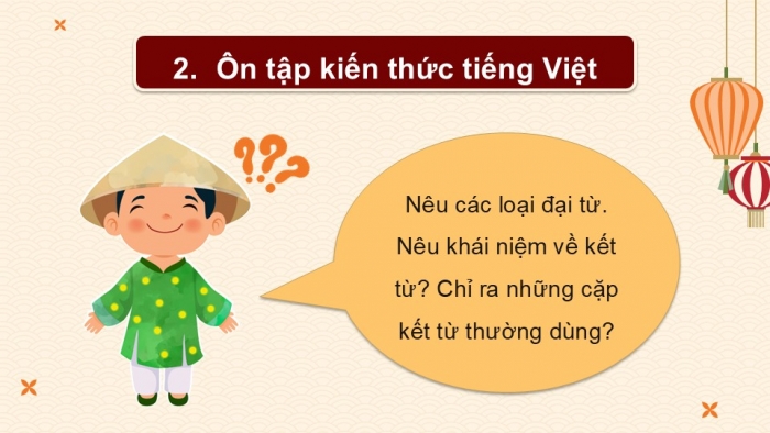 Giáo án PPT dạy thêm Tiếng Việt 5 Kết nối bài 17: Bài đọc Nghìn năm văn hiến. Luyện tập về đại từ và kết từ. Tìm hiểu cách viết đoạn văn nêu ý kiến tán thành một sự việc, hiện tượng