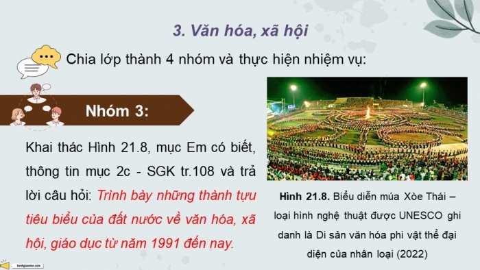 Giáo án điện tử Lịch sử 9 kết nối Bài 21: Việt Nam từ năm 1991 đến nay (P2)