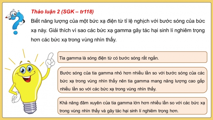 Giáo án điện tử Vật lí 12 chân trời Bài 18: An toàn phóng xạ