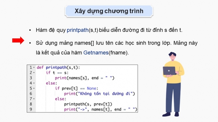 Giáo án điện tử chuyên đề Khoa học máy tính 12 kết nối Bài 17: Thực hành duyệt đồ thị tổng hợp