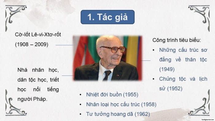 Giáo án PPT dạy thêm Ngữ văn 12 Kết nối bài 8: Pa-ra-na (Parana) (Trích Nhiệt đới buồn - Cờ-lốt Lê-vi-Xtơ-rốt - Claude Lévi-Strauss)