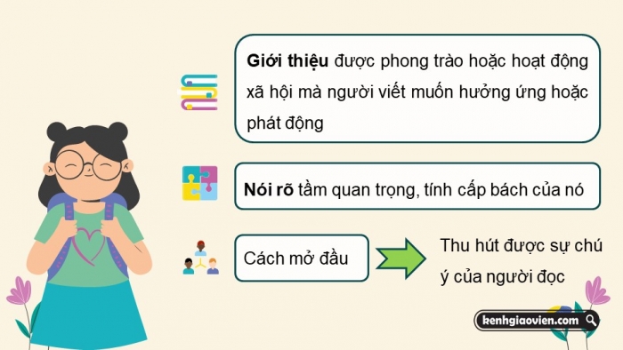 Giáo án PPT dạy thêm Ngữ văn 12 Kết nối bài 9: Viết bài phát biểu trong lễ phát động một phong trào hoặc một hoạt động xã hội