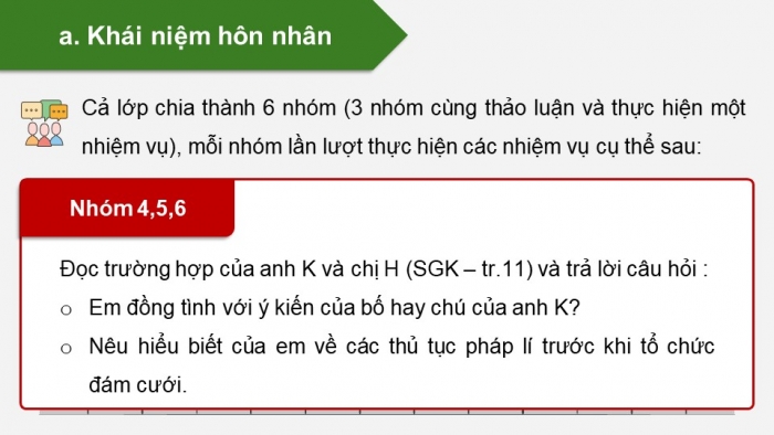 Giáo án điện tử chuyên đề Kinh tế pháp luật 10 kết nối Bài 2: Hôn nhân