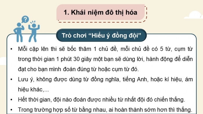 Giáo án điện tử chuyên đề Địa lí 10 chân trời CĐ 2: Đô thị hoá