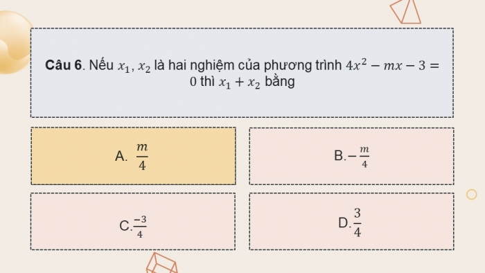 Giáo án PPT dạy thêm Toán 9 Kết nối bài tập cuối chương VI