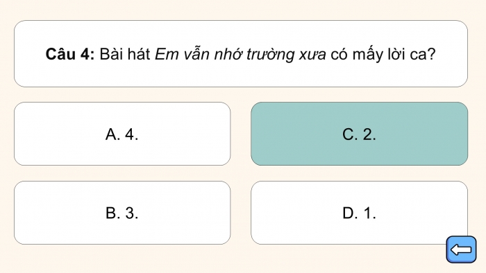 Giáo án điện tử Âm nhạc 5 cánh diều Tiết 32: Ôn tập bài hát Em vẫn nhớ trường xưa, Nhạc cụ Nhạc cụ thể hiện tiết tấu – Nhạc cụ thể hiện giai điệu