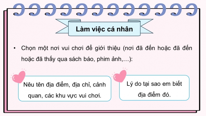 Giáo án điện tử Tiếng Việt 5 chân trời Bài 2: Giới thiệu một địa điểm vui chơi