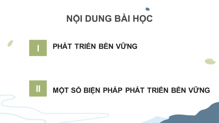 Giáo án điện tử Sinh học 12 cánh diều Bài 26: Phát triển bền vững