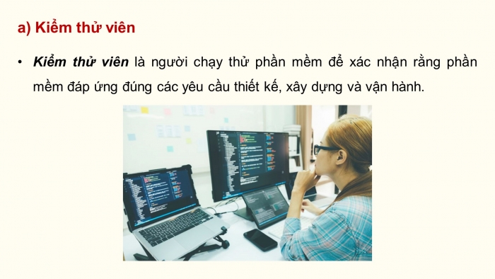 Giáo án điện tử Tin học ứng dụng 12 cánh diều Bài 2: Một số nghề khác trong ngành Công nghệ thông tin và một số nghề ứng dụng công nghệ thông tin