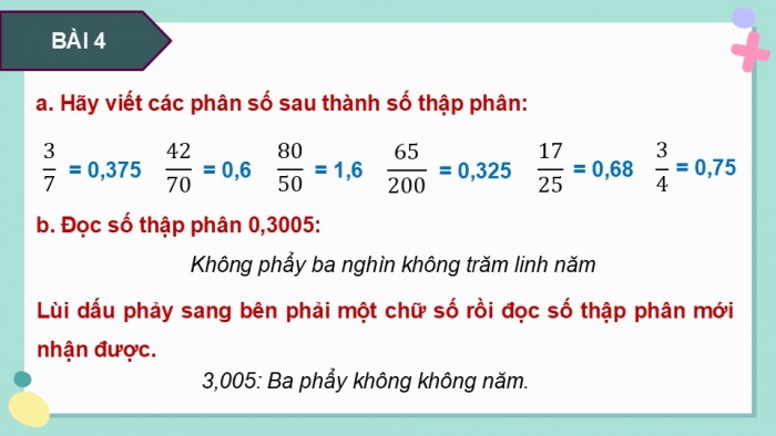 Giáo án PPT dạy thêm Toán 5 Kết nối bài 68: Ôn tập số tự nhiên, phân số, số thập phân