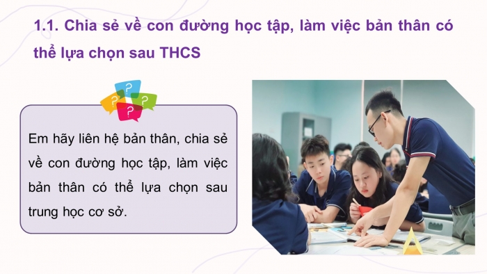 Giáo án điện tử Hoạt động trải nghiệm 9 kết nối Chủ đề 9 Tuần 2