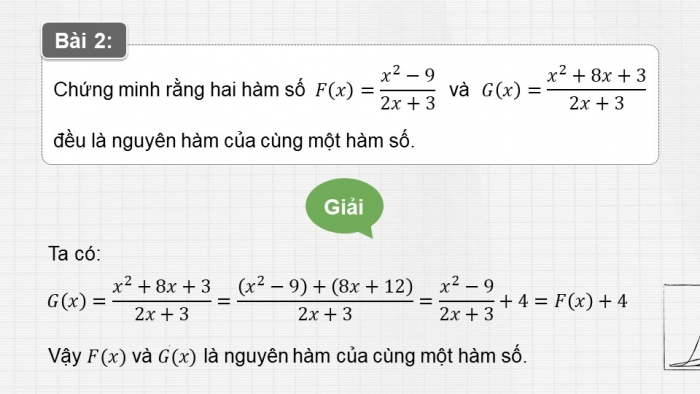 Giáo án PPT dạy thêm Toán 12 kết nối Bài tập cuối chương IV