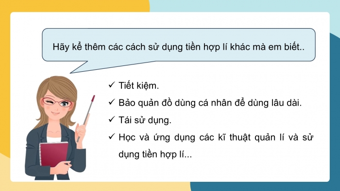 Giáo án điện tử Đạo đức 5 cánh diều Bài 12: Em sử dụng tiền hợp lí