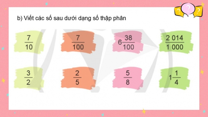 Giáo án điện tử Toán 5 cánh diều Bài 84: Ôn tập về số thập phân và các phép tính với số thập phân