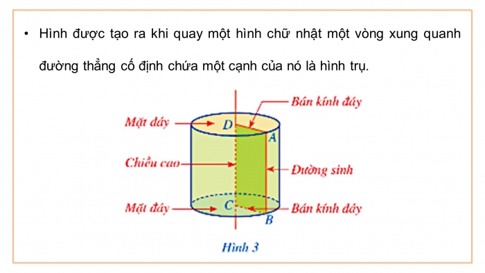 Giáo án PPT dạy thêm Toán 9 Cánh diều Bài 1: Hình trụ