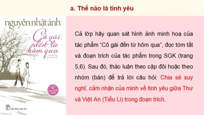 Giáo án điện tử chuyên đề Kinh tế pháp luật 10 kết nối Bài 1: Tình yêu