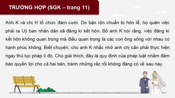 Giáo án điện tử chuyên đề Kinh tế pháp luật 10 kết nối Bài 2: Hôn nhân