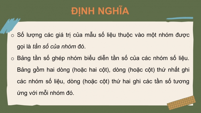 Giáo án điện tử Toán 9 chân trời Bài 3: Biểu diễn số liệu ghép nhóm