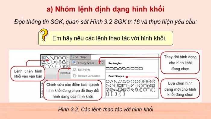 Giáo án điện tử chuyên đề Tin học ứng dụng 10 kết nối Bài 3: Trình bày văn bản với hình khối và hộp văn bản