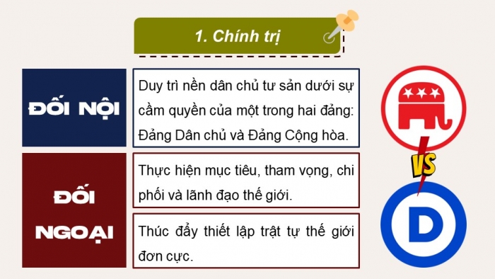 Giáo án điện tử Lịch sử 9 kết nối Bài 19: Trật tự thế giới mới từ năm 1991 đến nay. Liên bang Nga và nước Mỹ từ năm 1991 đến nay (P2)