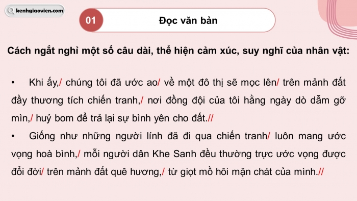 Giáo án điện tử Tiếng Việt 5 chân trời Bài 4: Miền đất xanh