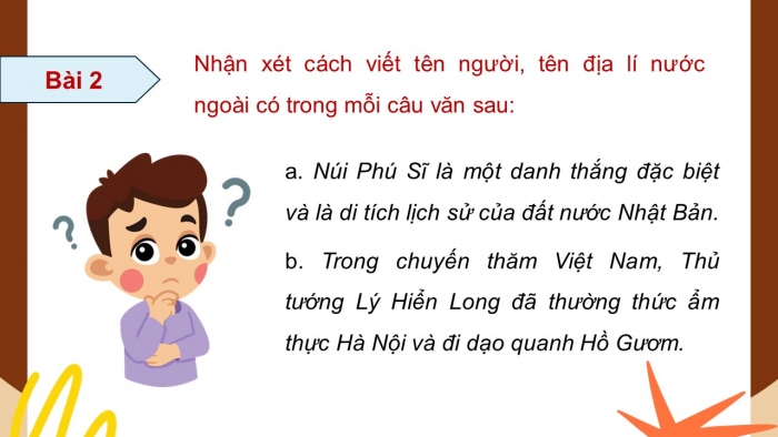 Giáo án điện tử Tiếng Việt 5 chân trời Bài 1: Viết tên người, tên địa lí nước ngoài