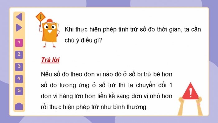 Giáo án PPT dạy thêm Toán 5 Kết nối bài 57: Cộng, trừ số đo thời gian