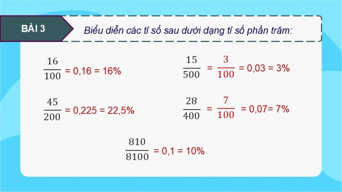 Giáo án PPT dạy thêm Toán 5 Kết nối bài 70: Ôn tập tỉ số, tỉ số phần trăm