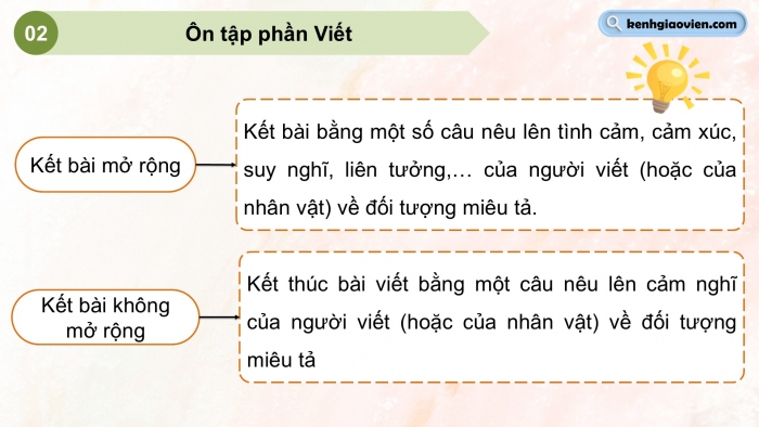 Giáo án PPT dạy thêm Tiếng Việt 5 cánh diều Bài 12: Thái sư Trần Thủ Độ, Luyện tập tả phong cảnh (Viết kết bài)