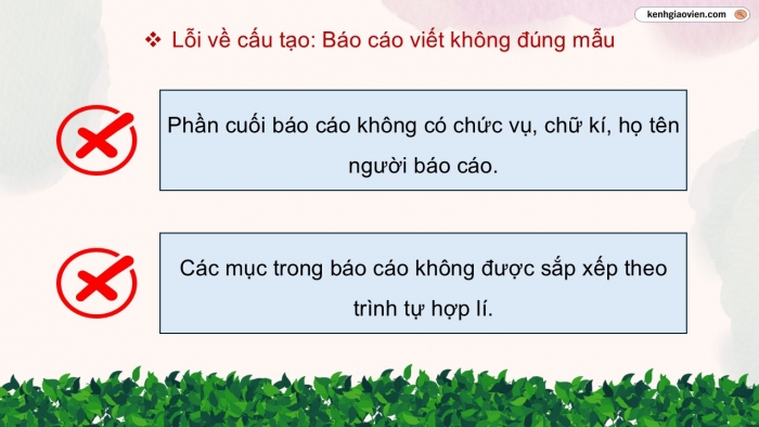 Giáo án PPT dạy thêm Tiếng Việt 5 cánh diều Bài 18: Nghìn năm văn hiến, Trả bài viết báo cáo công việc