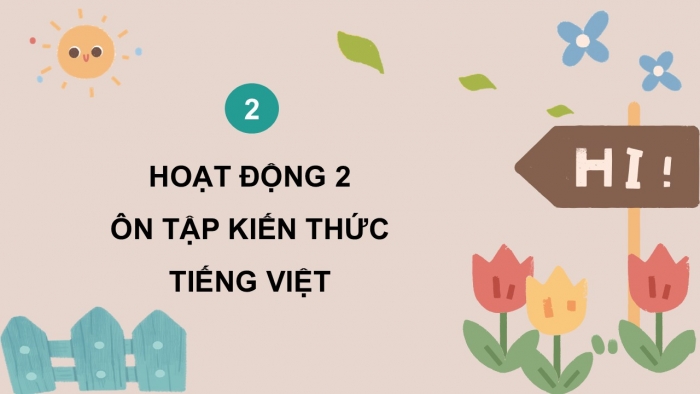 Giáo án PPT dạy thêm Tiếng Việt 5 cánh diều Bài 19: Ôn tập cuối năm học (Tiết 2)