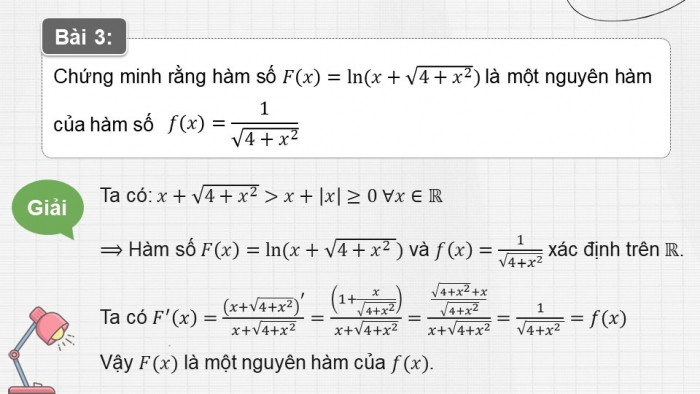 Giáo án PPT dạy thêm Toán 12 kết nối Bài tập cuối chương IV