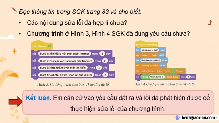 Giáo án điện tử Tin học 5 cánh diều Chủ đề F Bài 13: Chạy thử, phát hiện và sửa lỗi chương trình