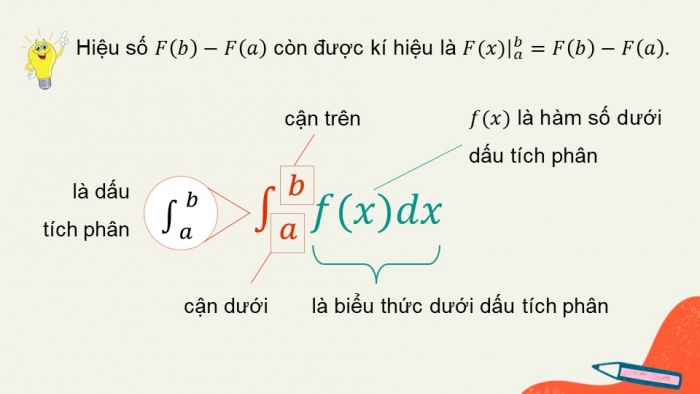 Giáo án PPT dạy thêm Toán 12 chân trời Bài 2: Tích phân