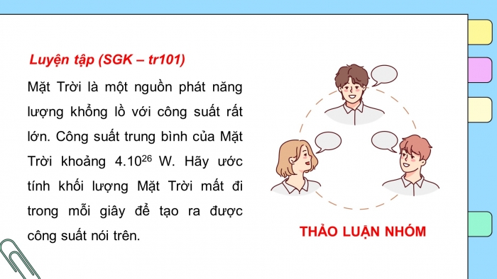 Giáo án điện tử Vật lí 12 chân trời Bài 15: Năng lượng liên kết hạt nhân