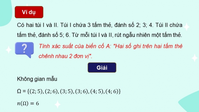 Giáo án PPT dạy thêm Toán 9 Chân trời bài 2: Xác suất của biến cố