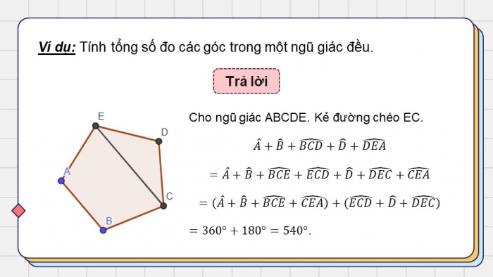 Giáo án PPT dạy thêm Toán 9 Chân trời bài 3: Đa giác đều và phép quay