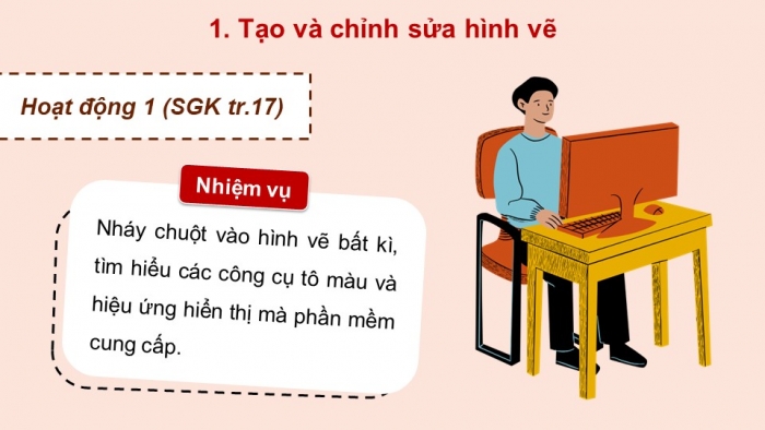 Giáo án điện tử chuyên đề Tin học ứng dụng 10 cánh diều Bài 3: Vẽ hình và tạo hộp văn bản