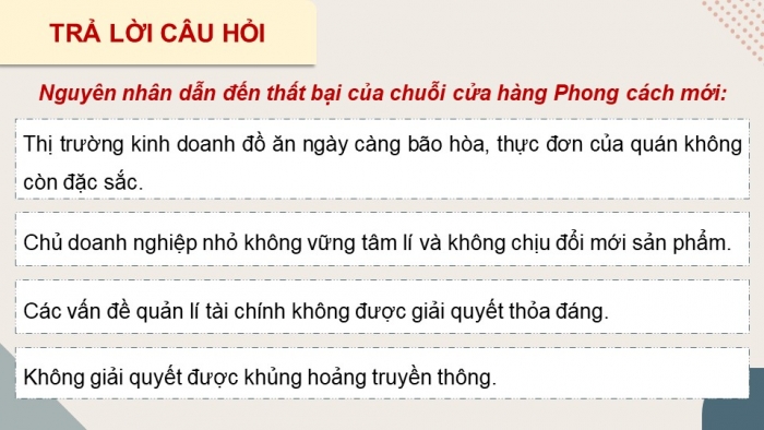 Giáo án điện tử chuyên đề Kinh tế pháp luật 10 cánh diều Bài 8: Kinh nghiệm thực tiễn sản xuất kinh doanh của doanh nghiệp nhỏ