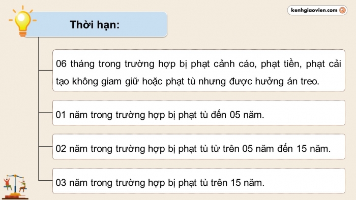 Giáo án điện tử chuyên đề Kinh tế pháp luật 10 cánh diều Bài 10: Pháp luật hình sự về người chưa thành niên (P2)