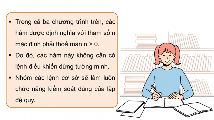 Giáo án điện tử chuyên đề Khoa học máy tính 11 kết nối Bài 2: Thiết kế thuật toán đệ quy